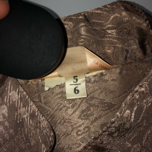 Vintage metallic blouse. - Picture 5 of 7